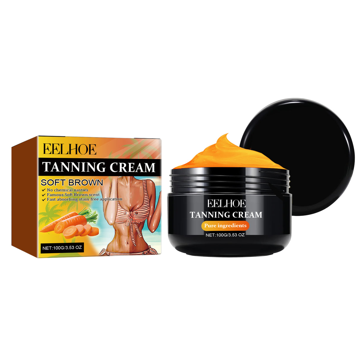 Tanning Cream, Outdoor Beach Tanning Helps Tan Wheat Tan Moisturizes Skin And Helps Tan Skin - V.I.P Digital Presence