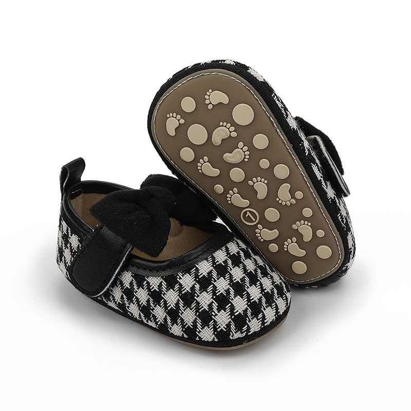 Zapatos de bebé niña con suela de goma, zapatos de princesa para bebé, zapatos de bebé para recién nacidos, zapatos de interior