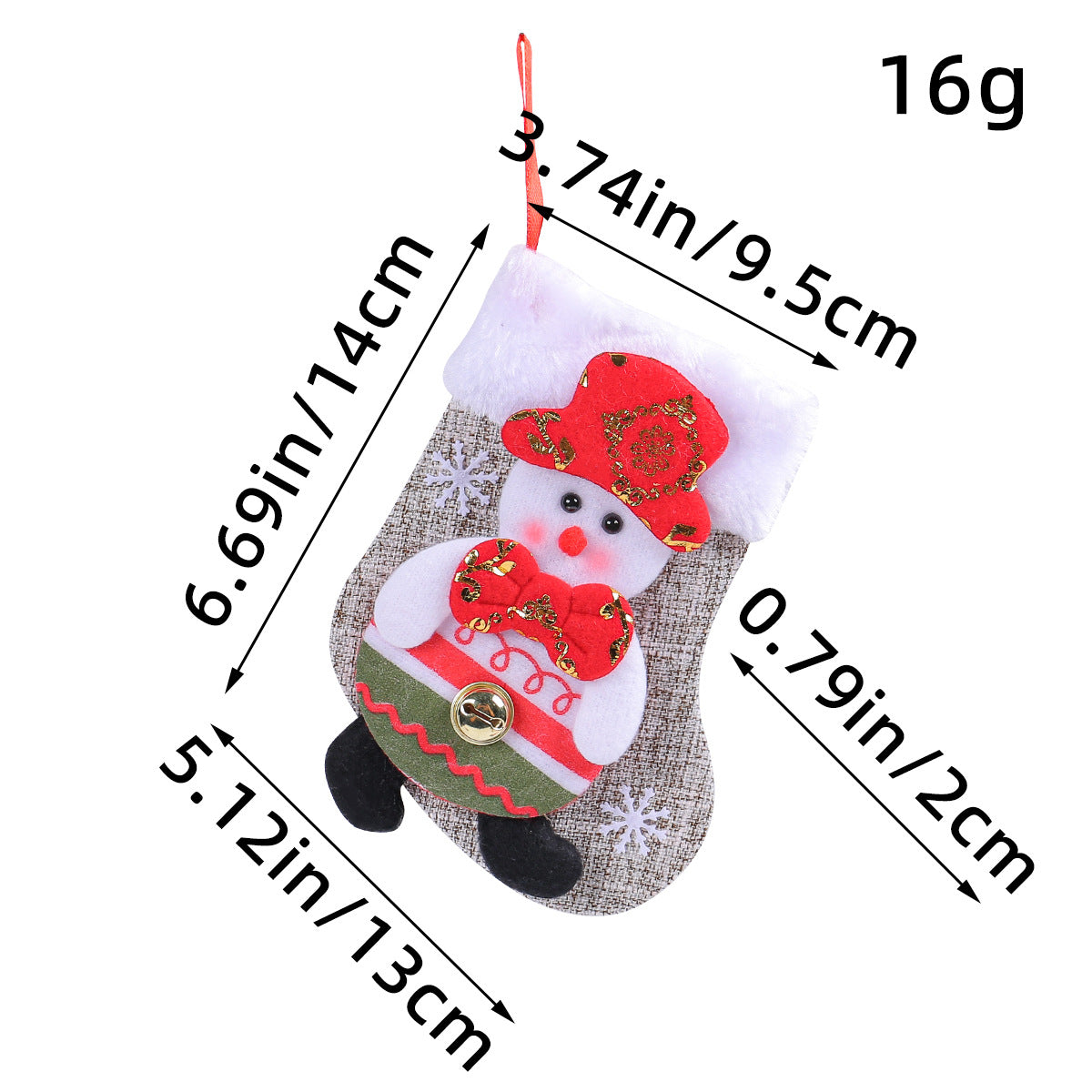 Christmas Doll Socks Cartoon Plush Christmas Socks Christmas Tree Pendant Santa Claus Snowman Candy Gift Bag - V.I.P Digital Presence