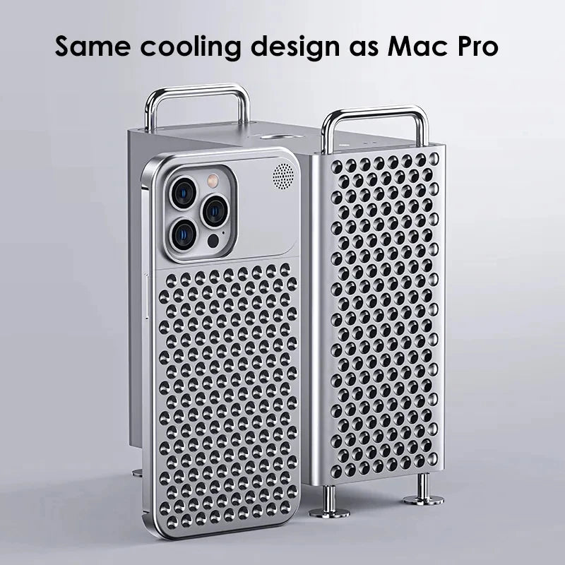Calentadores de teléfono de metal para iPhone 13, 12, 14, 15 Pro Max Plus, accesorios de aluminio para el hogar