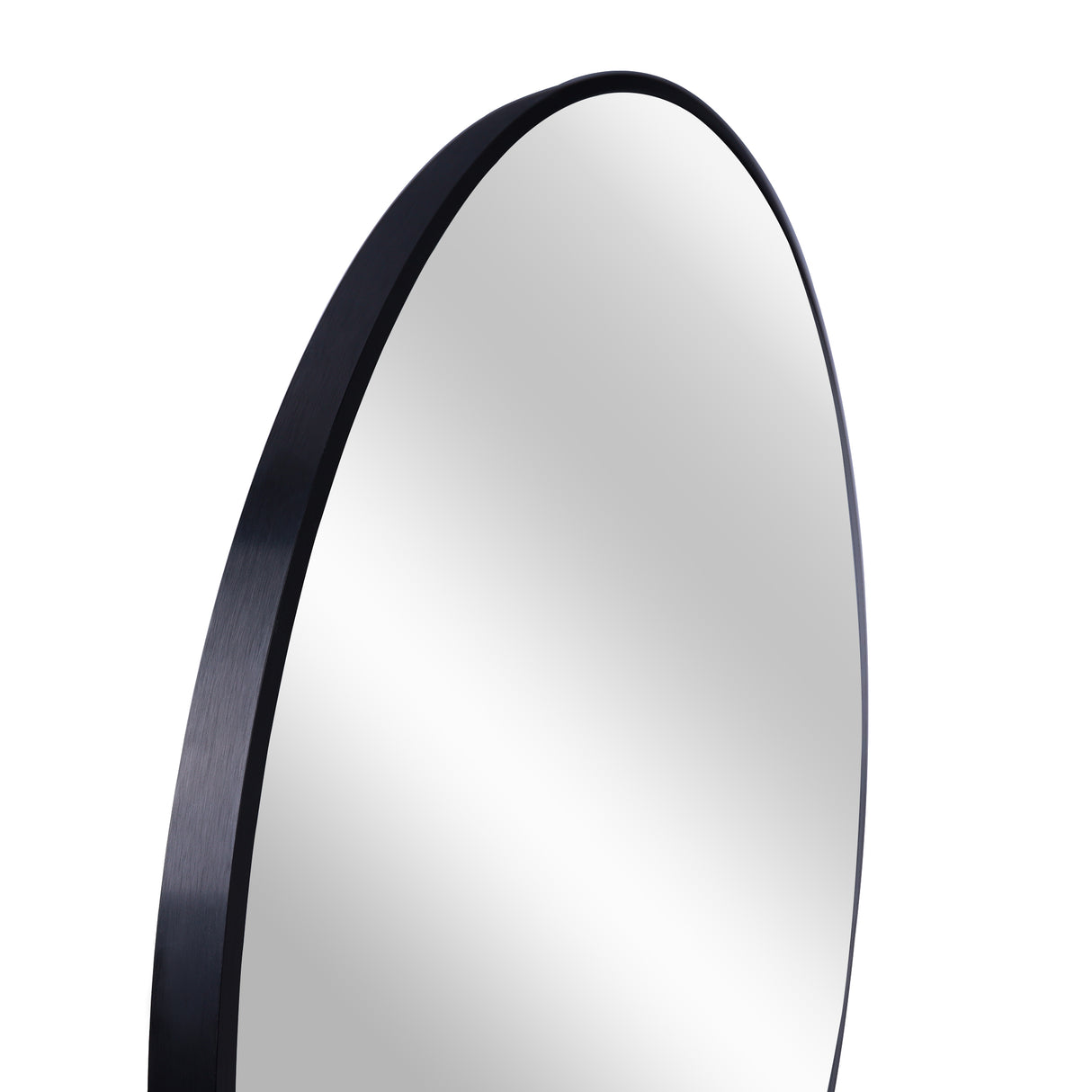 Black 30 Inch Metal Round Bathroom Mirror - V.I.P Digital Presence