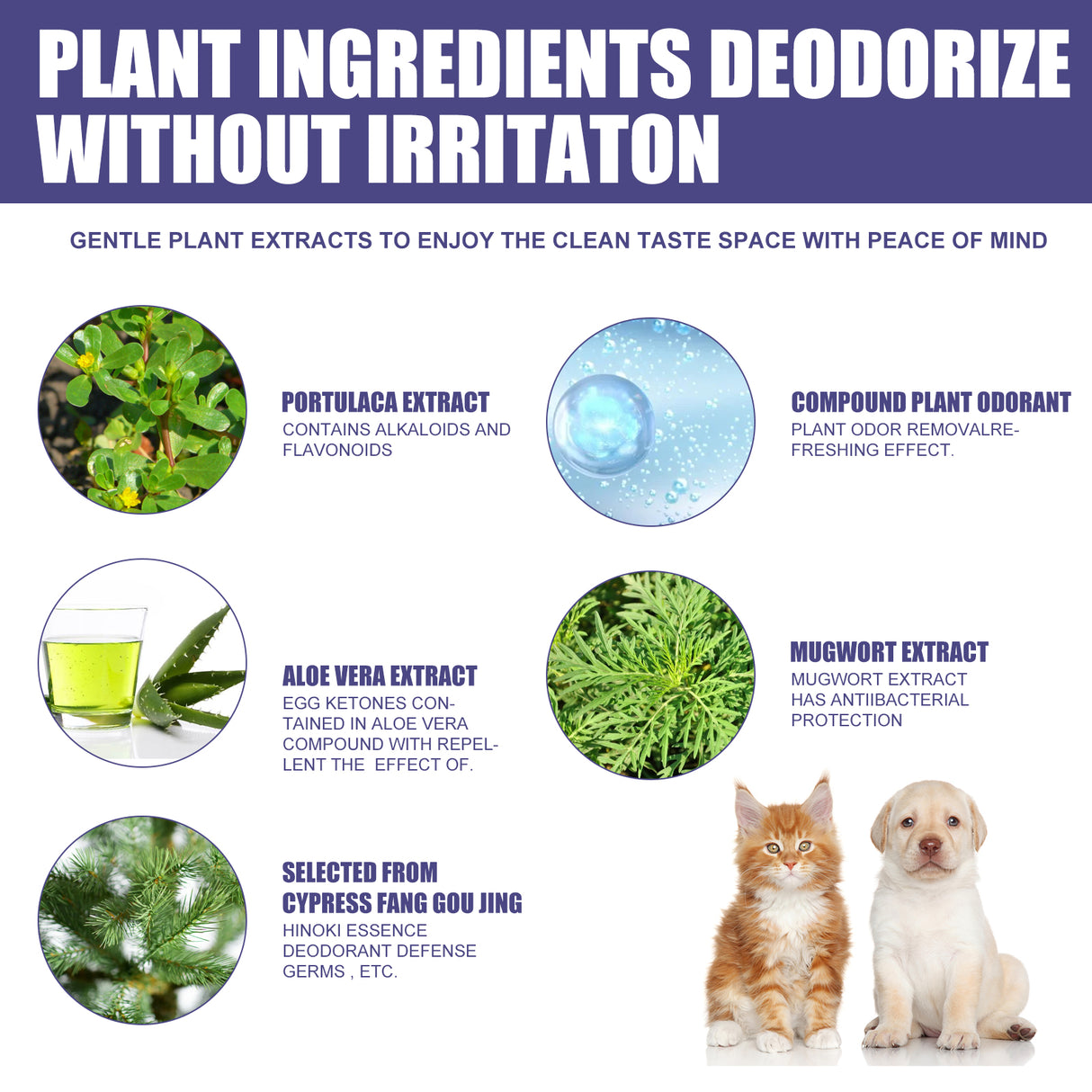 Pet Deodorant Spray To Remove Odors, Dogs And Cats To Remove Urine Odor Body Odor Feces Smell Clean Air - V.I.P Digital Presence