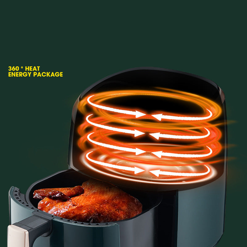 Visual Air Fryer Electromechanical Fryer Electric Oven Large Capacity Air Fryer 3.5L European Version - V.I.P Digital Presence