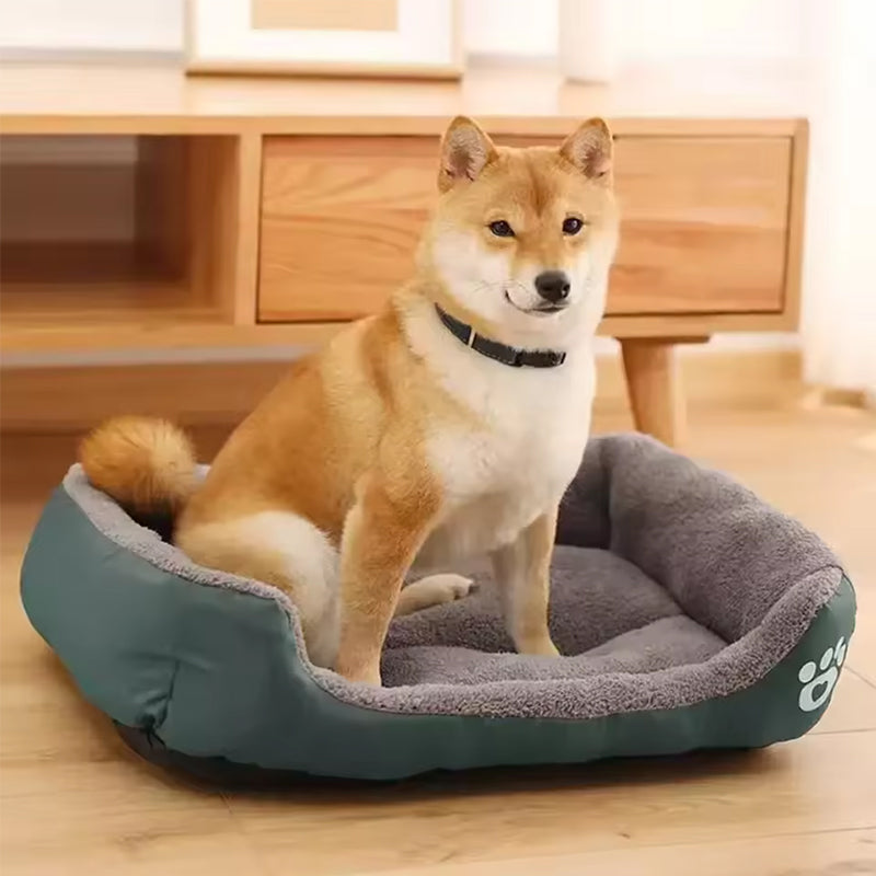 New, soft, and cozy fleece pet bed. Waterproof bottom. Suitable for small, medium & large pets. Keeps pets warm. - V.I.P Digital Presence
