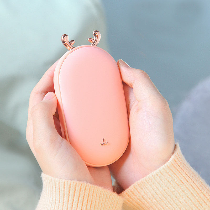 Mini Space Number Display Warm Hand Treasure 2-in-1 Warm Hand Treasure Charging - V.I.P Digital Presence