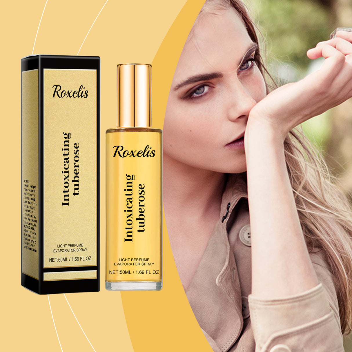 Tuberose Charm Eau De Toilette Natural Light Elegant Couple Dating Exudes Charm Portable Long-Lasting Perfume - V.I.P Digital Presence