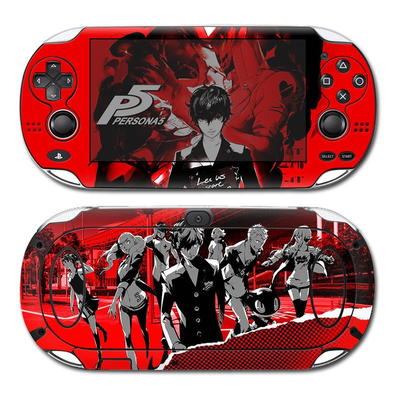 Pegatina PSV1000 de anime para PS Vita1000, pegatina de máquina a color de dibujos animados, película protectora mate para el cuerpo