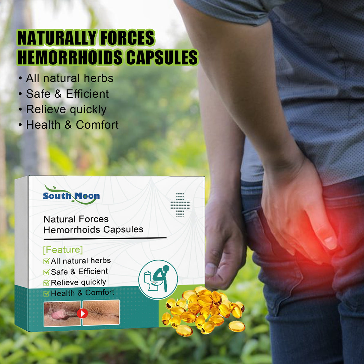 Naturally Forces Hemorrhoids Capsules, Ease Crissum Itching Inside And Outside Mixture Boils Anal Shu Paste Meat Elimination Hemorrhoids Paste Ball - V.I.P Digital Presence