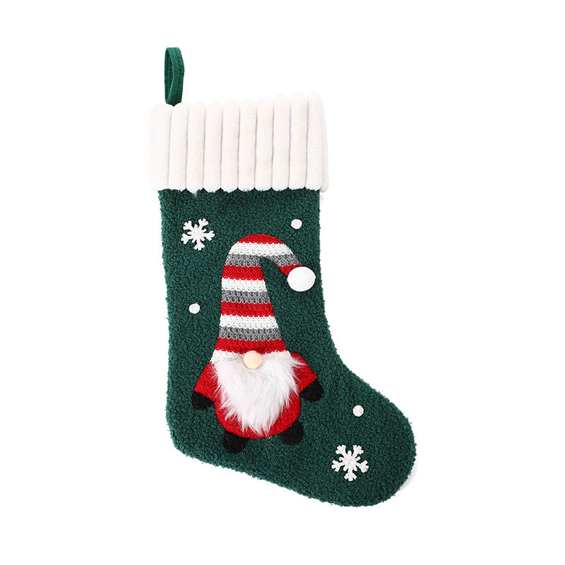 Christmas decorations, candy socks, embroidered Santa Claus socks, Christmas children's gifts, socks, gift bags, pendants - V.I.P Digital Presence