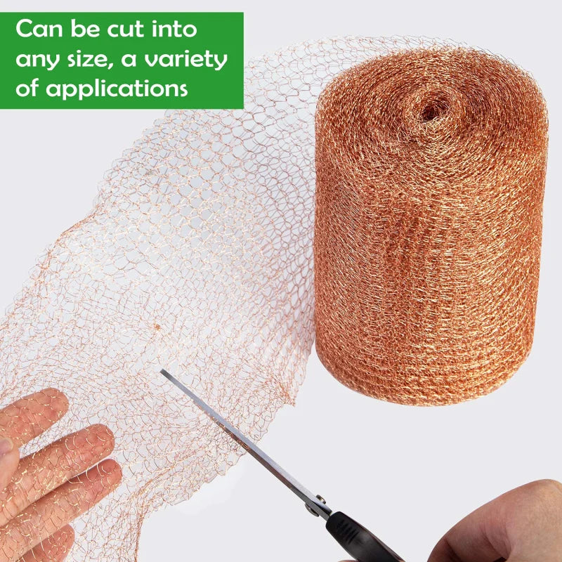 1Pcs 3m/6m Copper Wire Mesh House Copper Electromagnetic Wave Shielding Network Signal Shielding Network Radiation Protection - V.I.P Digital Presence