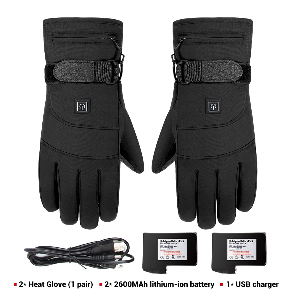 HEROBIKER Motorcycle Gloves Waterproof Heated Guantes Moto Touch Screen Battery Powered Motorbike Racing Riding Gloves Winter## - V.I.P Digital Presence