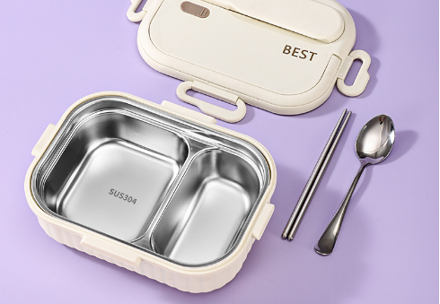 Classic fashion 304 stainless steel large capacity compartment insulation lunch box lunch box - V.I.P Digital Presence