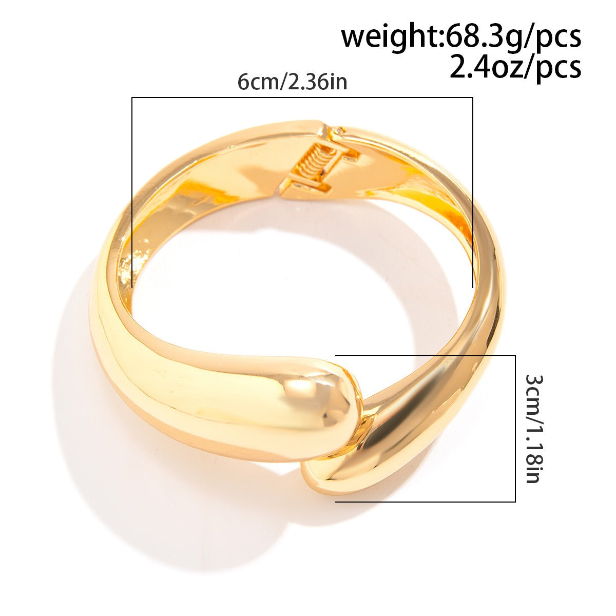 Metal photosensitive surface water droplet bracelet spring Bracelet bracelet for women - V.I.P Digital Presence