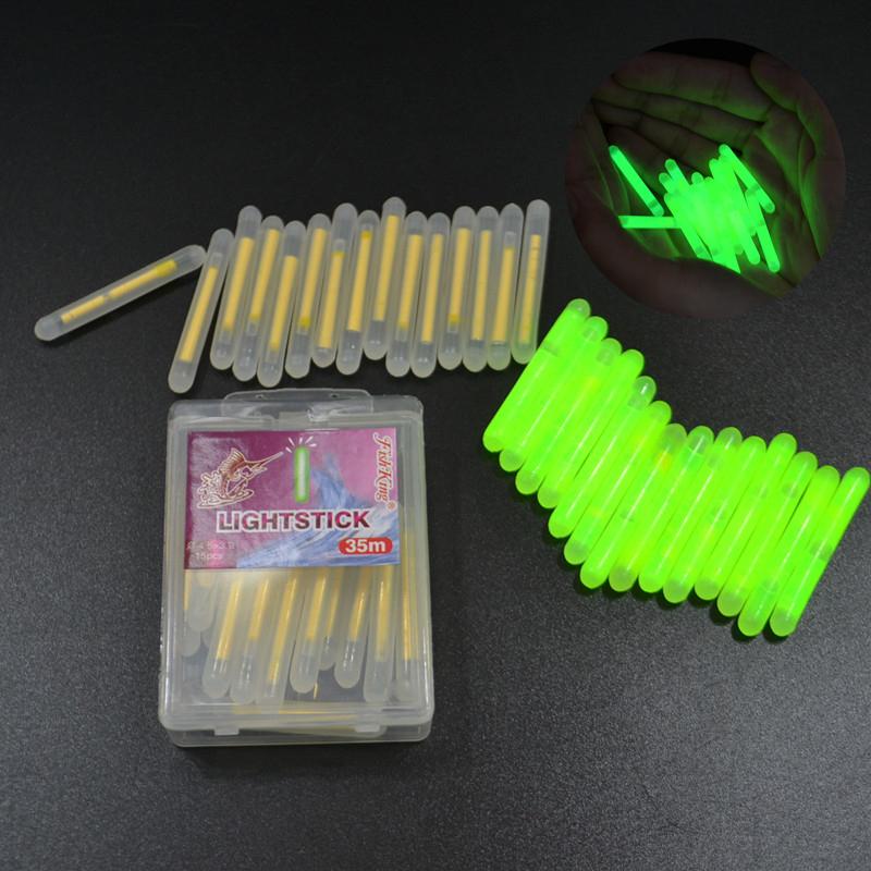 FISH KING 150pcs/lot Fishing Luminous Float 4.5*39mm Glowing Fluorescent Light Stick Night Float For Carp - V.I.P Digital Presence