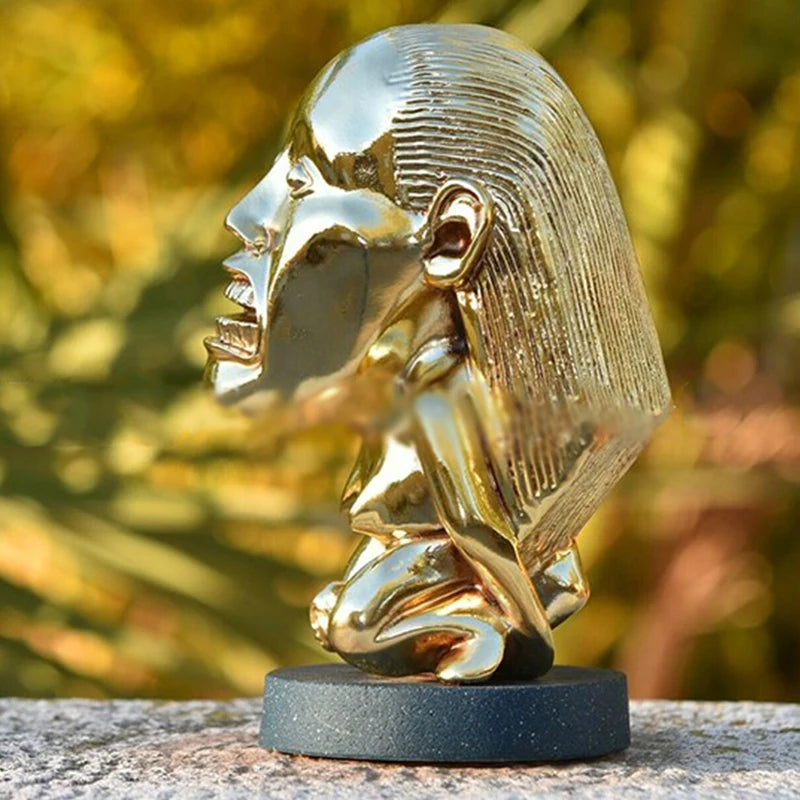 Indiana Jones Idol Golden Fertility Statue Resin Fertility Idol Sculpture with Eye Scale Raiders of The Lost Ark Cosplay Props - V.I.P Digital Presence