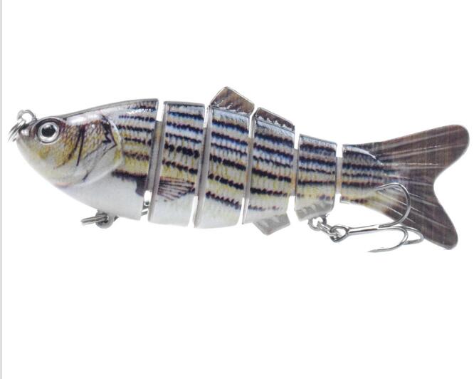 10cm 16.5g Multi-section Lure With Ring Beads Simulation Luya Multi-section Lure Submerged Bionic 6-section Lure - V.I.P Digital Presence
