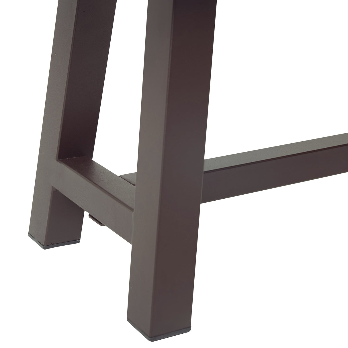Outdoor Carlisle Benches, Sandblasted Brown + Rustic Metal (Set of 2) - V.I.P Digital Presence