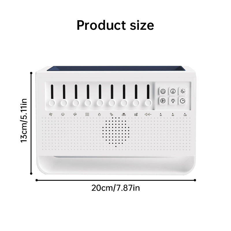 Haut-parleur Bluetooth Portable à bruit blanc, aide au sommeil, veilleuse, humidificateur, Machine tout-en-un, 8 Goup, son natur - V.I.P Digital Presence