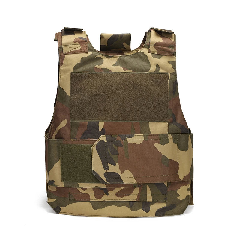 Tactical Army Vest Multi functional Armor Plate Tactical Carrier Vest CP Camo 800D - V.I.P Digital Presence