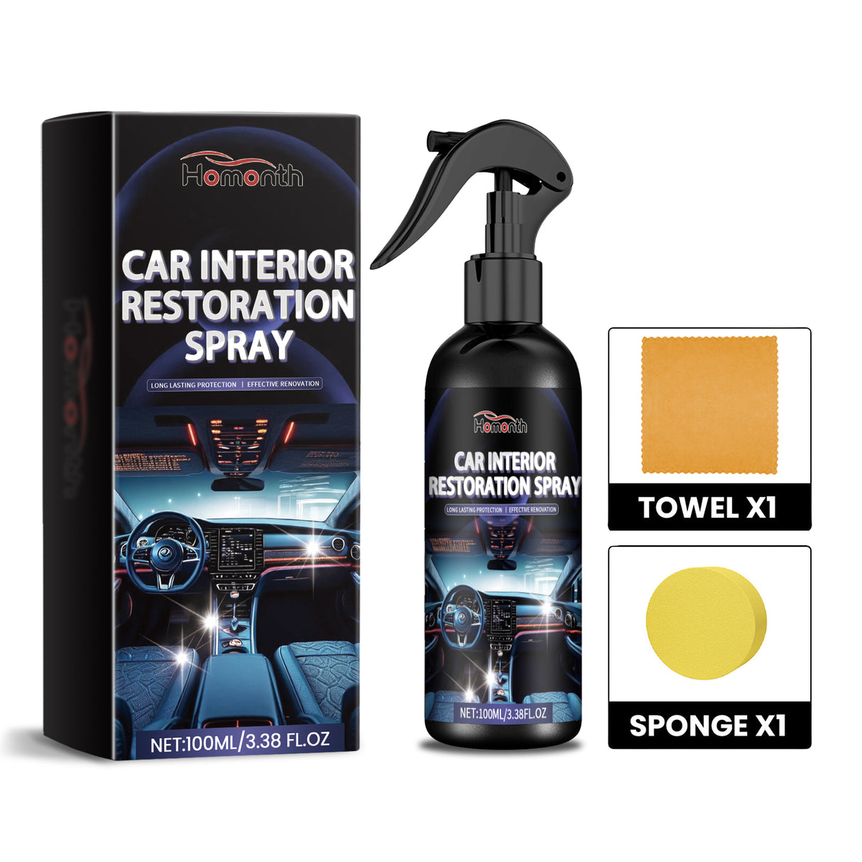 Automotive Interior Retreader Deep Cleaning, Waterproof And Anti-Fouling Reconditioning Interior Maintenance Cleaner - V.I.P Digital Presence