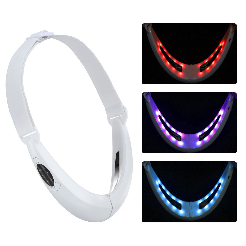 Micro Current Color Light V Face Instrument Tightening Beauty Instrument Hot Compress Lifting Face Slimming Instrument - V.I.P Digital Presence