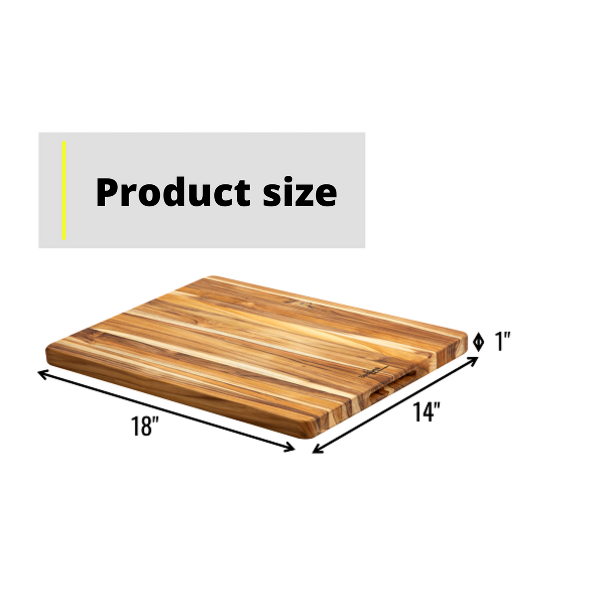 Teak Cutting Board Natural + Solid Wood + 5 Pieces 18 INCH, Pack of 5 Pieces - V.I.P Digital Presence