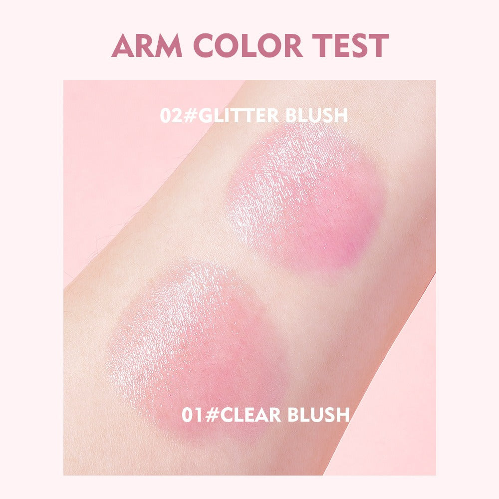 Pudaier temperature-changing blush transparent color-changing gel highlight blush cream natural nude makeup rouge blush - V.I.P Digital Presence