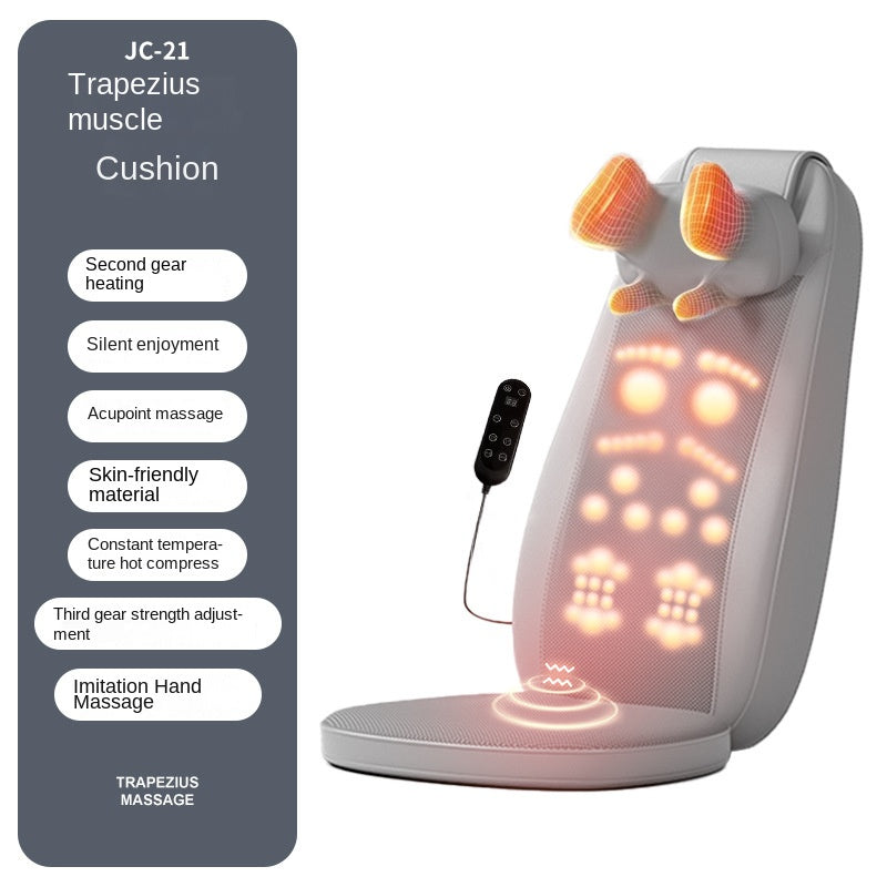 Shoulder Neck Lumbar Massage Cushion Home Cervical Back Walking Massager Waist Kneading Vibration Massage Pad - V.I.P Digital Presence