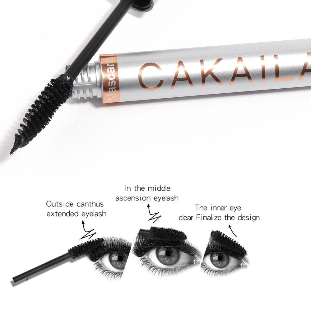 CAKAILA Makeup thick and long mascara silver tube waterproof long lasting non-smudge false mascara - V.I.P Digital Presence