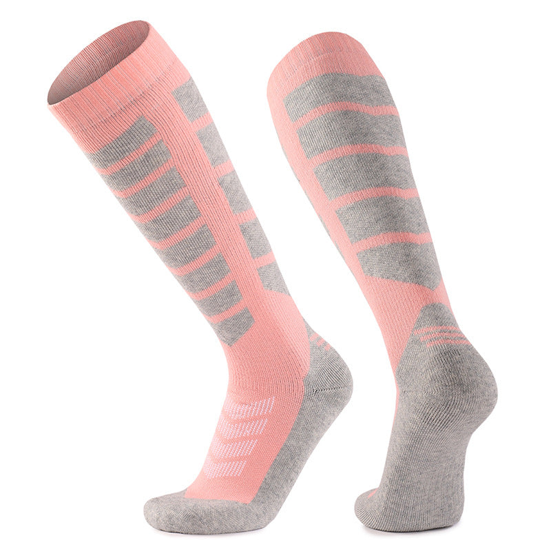 Merino Wool Socks Long Tube Professional Ski Socks Thickened Warm Full Wool Hoop Anti slip Pressure Sports Socks Breathable - V.I.P Digital Presence