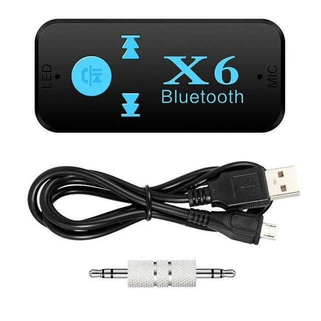 X6 Bluetooth Transmitter Aux Usb Car Play Music Receiver Adapter 5.0 mm Bluetooth Adapter MP3 Music Adapter For car player - V.I.P Digital Presence