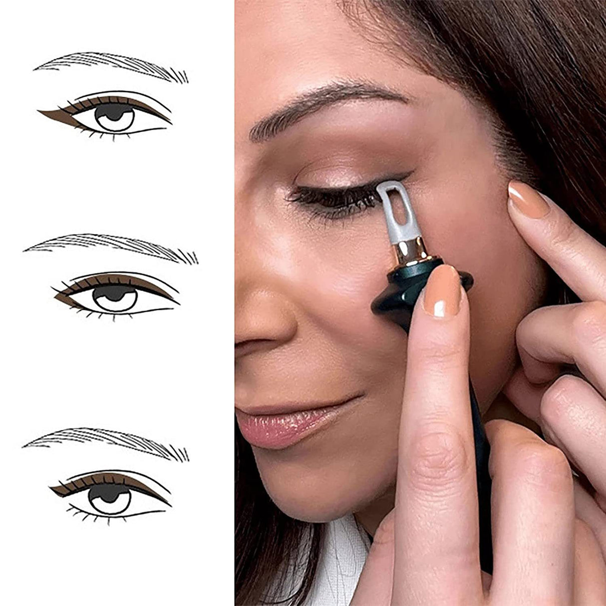 New Silicone Eyeliner Hyper Easy No-Skip Eyeliner 3D Eyeliner Silicone Brush Pen - V.I.P Digital Presence