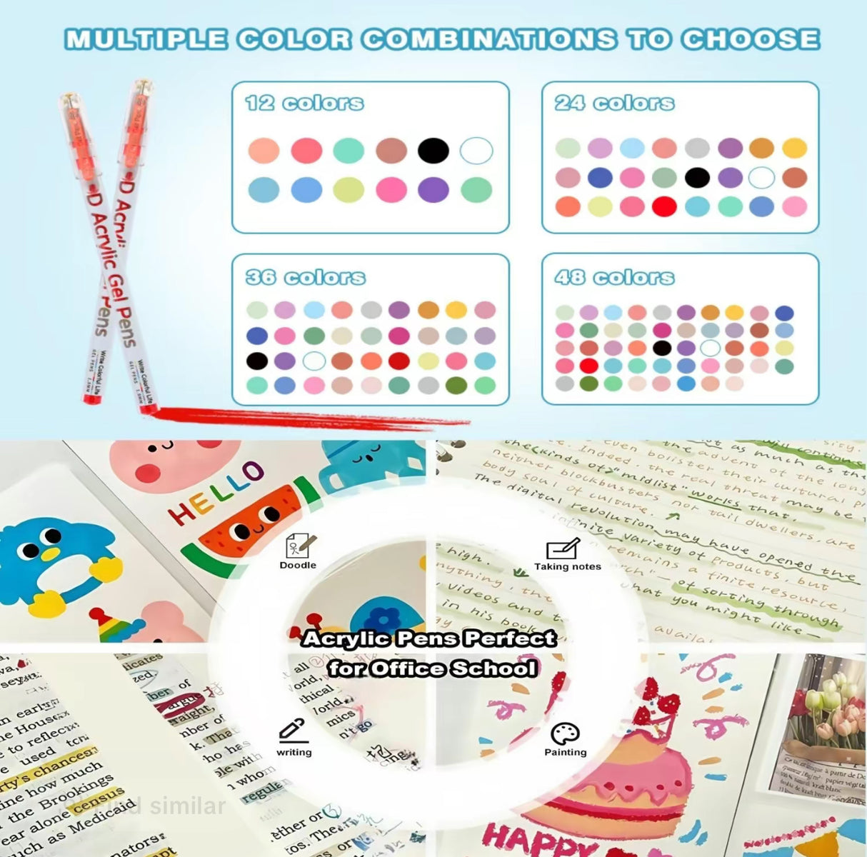 GlowLine 3D Acrylic Gel Pen