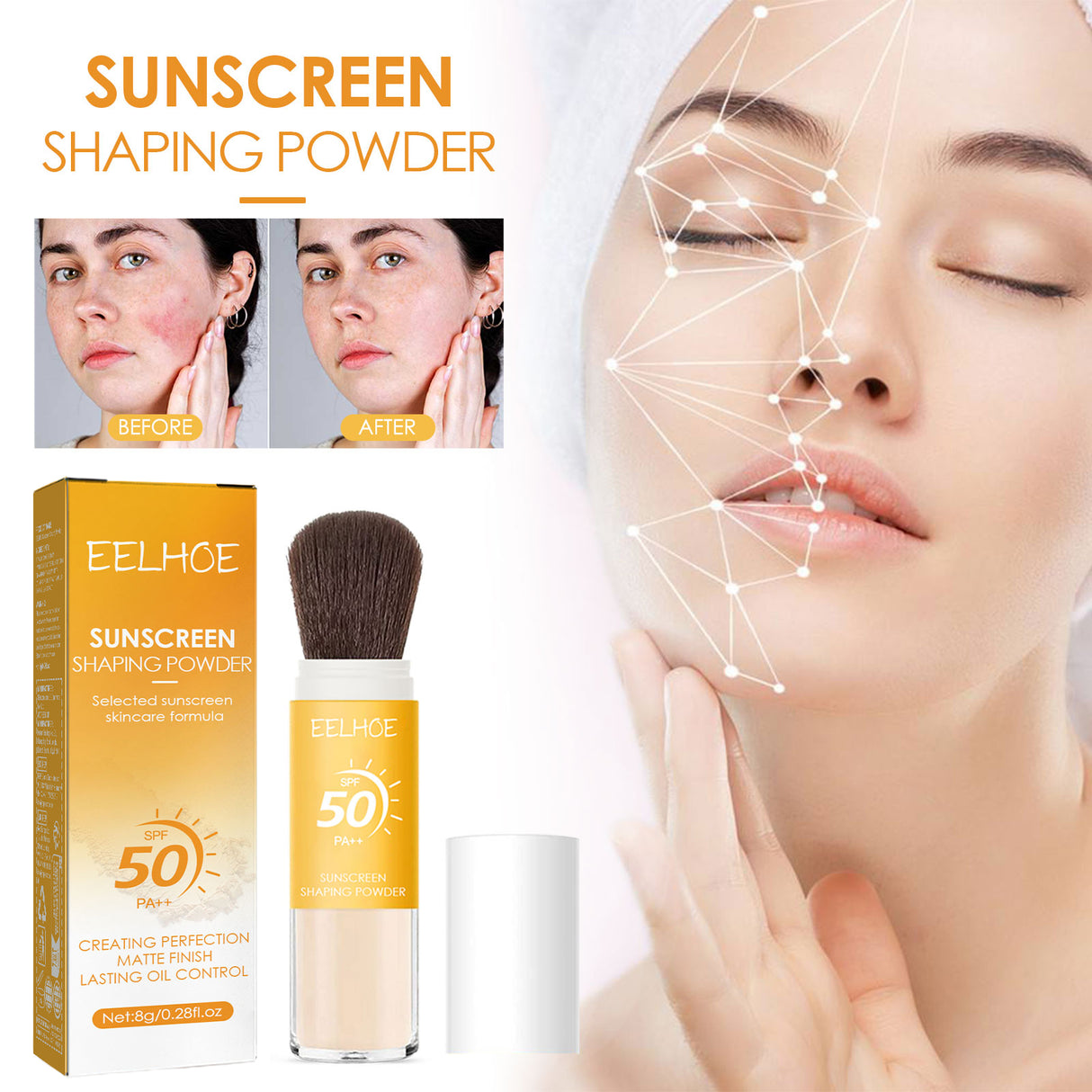 Setting Powder Natural Lightweight Breathable Makeup Oil Control Long-Lasting Makeup Waterproof And Sweat Resistant Setting Powder - V.I.P Digital Presence