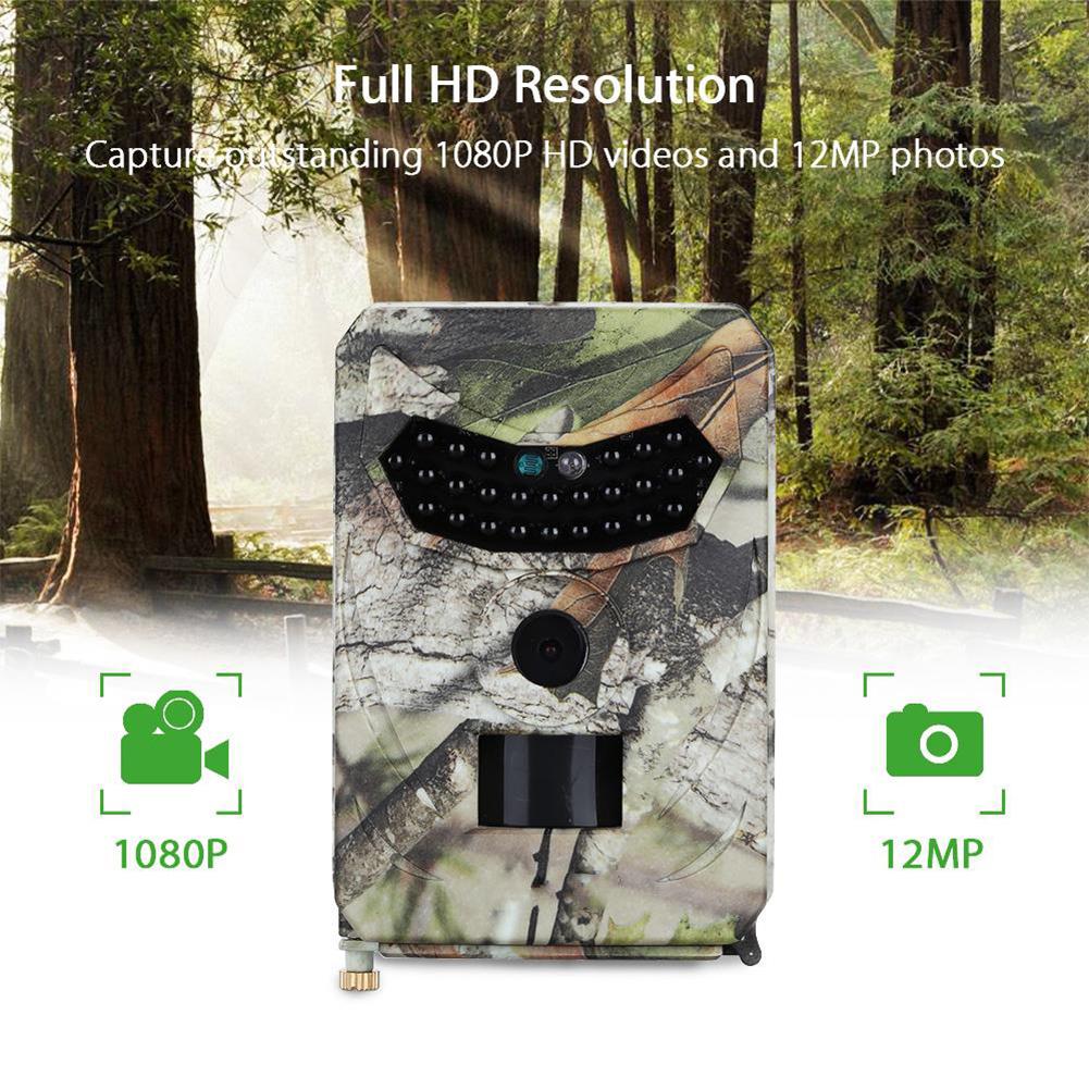 PR100 Hunting Camera Photo Trap 12MP Wildlife Trail Night Vision Trail Thermal Imager Video Cameras for Hunting Scouting Game - V.I.P Digital Presence