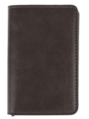 Male Metal Card Holder RFID Aluminium Alloy Credit Card Holder PU Leather Wallet Antitheft Men Wallet Automatic Pop Up Card Case - V.I.P Digital Presence