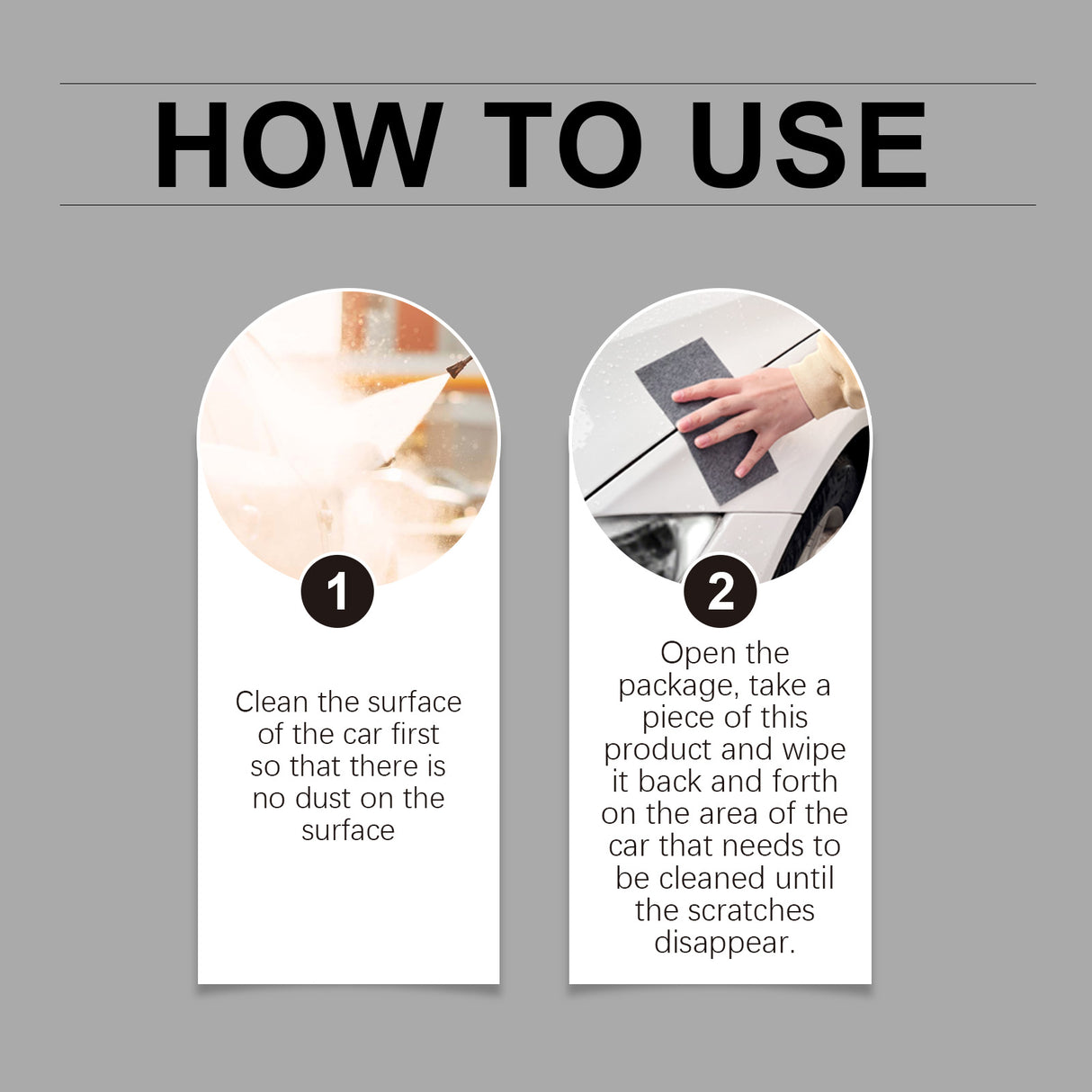 Car Scratch Remover Cloth, Car Paint Scratches Water Stains Cleaning Maintenance Brightening Portable - V.I.P Digital Presence