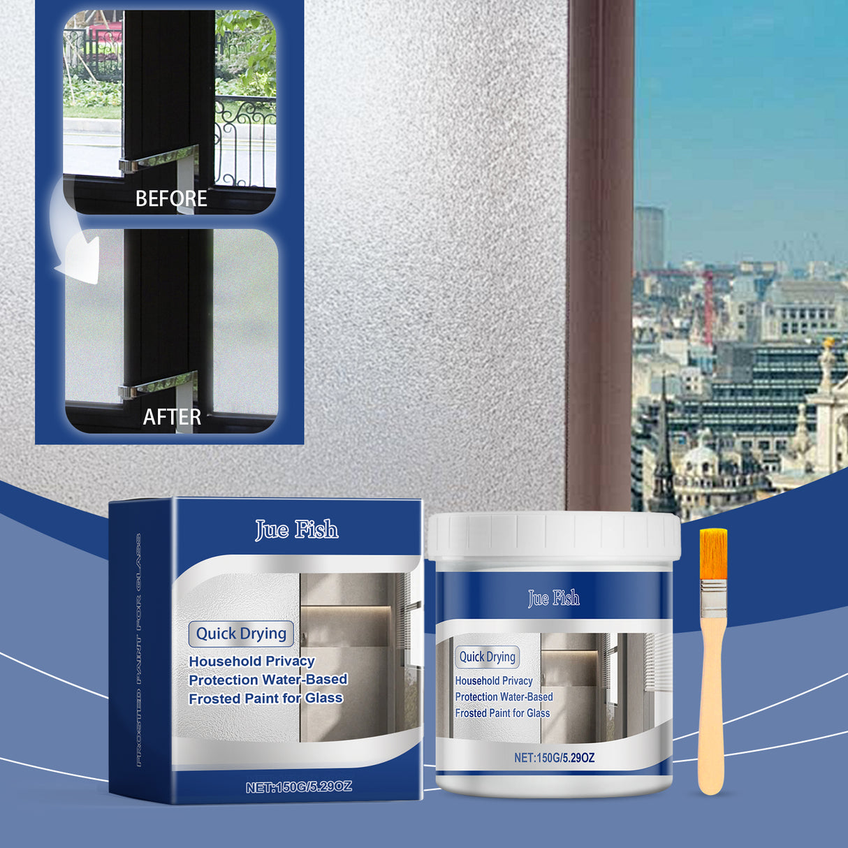 Glass Water-Based Scrub Paint, Waterproof Fast Paint Refurbished Maintenance Cover With Scrub Glass - V.I.P Digital Presence