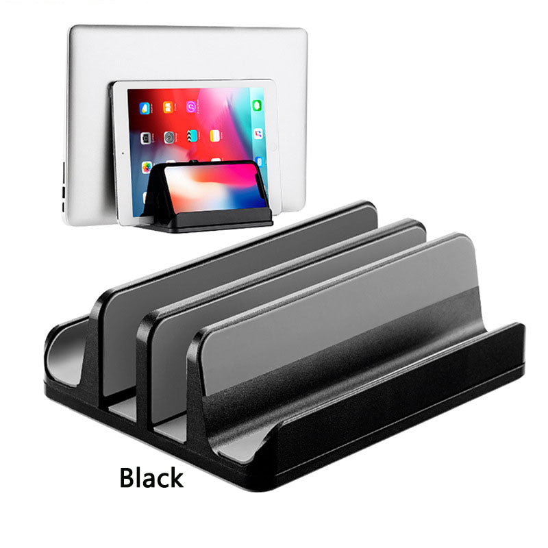 Laptop stand vertical storage and organizing rack - V.I.P Digital Presence