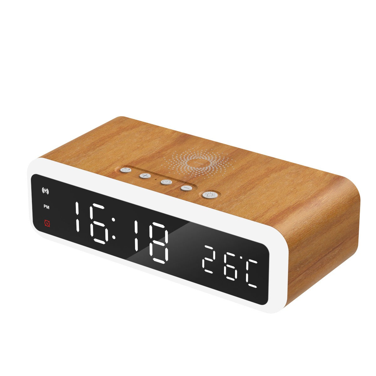 New clock thermometer wireless charging 15W mobile phone wireless charging multifunctional digital alarm clock wireless charging - V.I.P Digital Presence