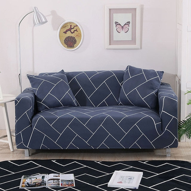 Fundas de sofá elásticas, protector de muebles, funda de poliéster para sofá de dos plazas, funda para sillón de 1, 2, 3 o 4 plazas para sala de estar
