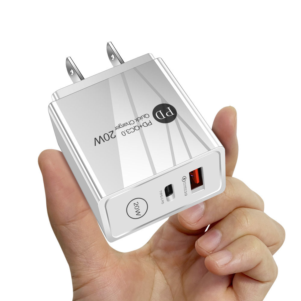 Cargador de teléfono móvil PD QC3.0 de carga rápida de 20 W