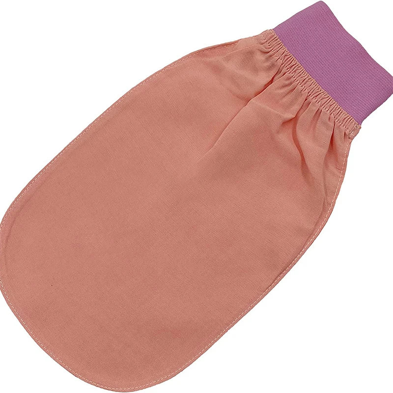 Silk exfoliating face wash and beauty towel, soft and exfoliating, bath and scrubbing, silk bath and face wash gloves - V.I.P Digital Presence