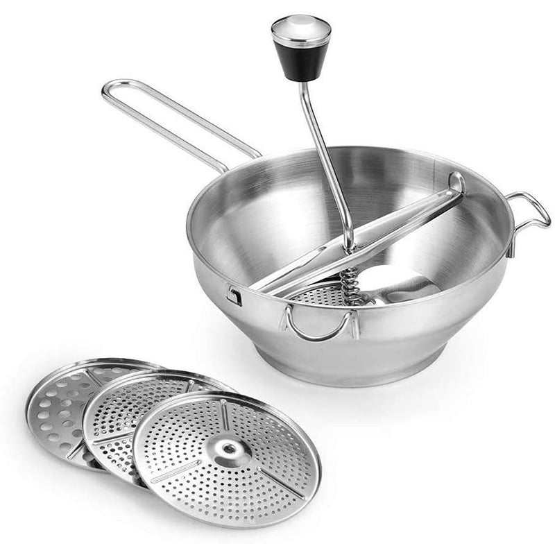 Stainless Steel Food Mixer, Jam Grinder, Potato Masher, Potato Masher, Masher, Vegetable and Fruit Grinder - V.I.P Digital Presence