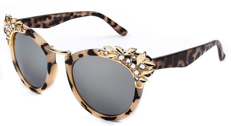 Fashion Luxury Rhinestone Cat Eye Sunglasses Women Brand Designer Mirror Lens Eyewear Men Sun Glasses Shades UV400 Oculos - V.I.P Digital Presence