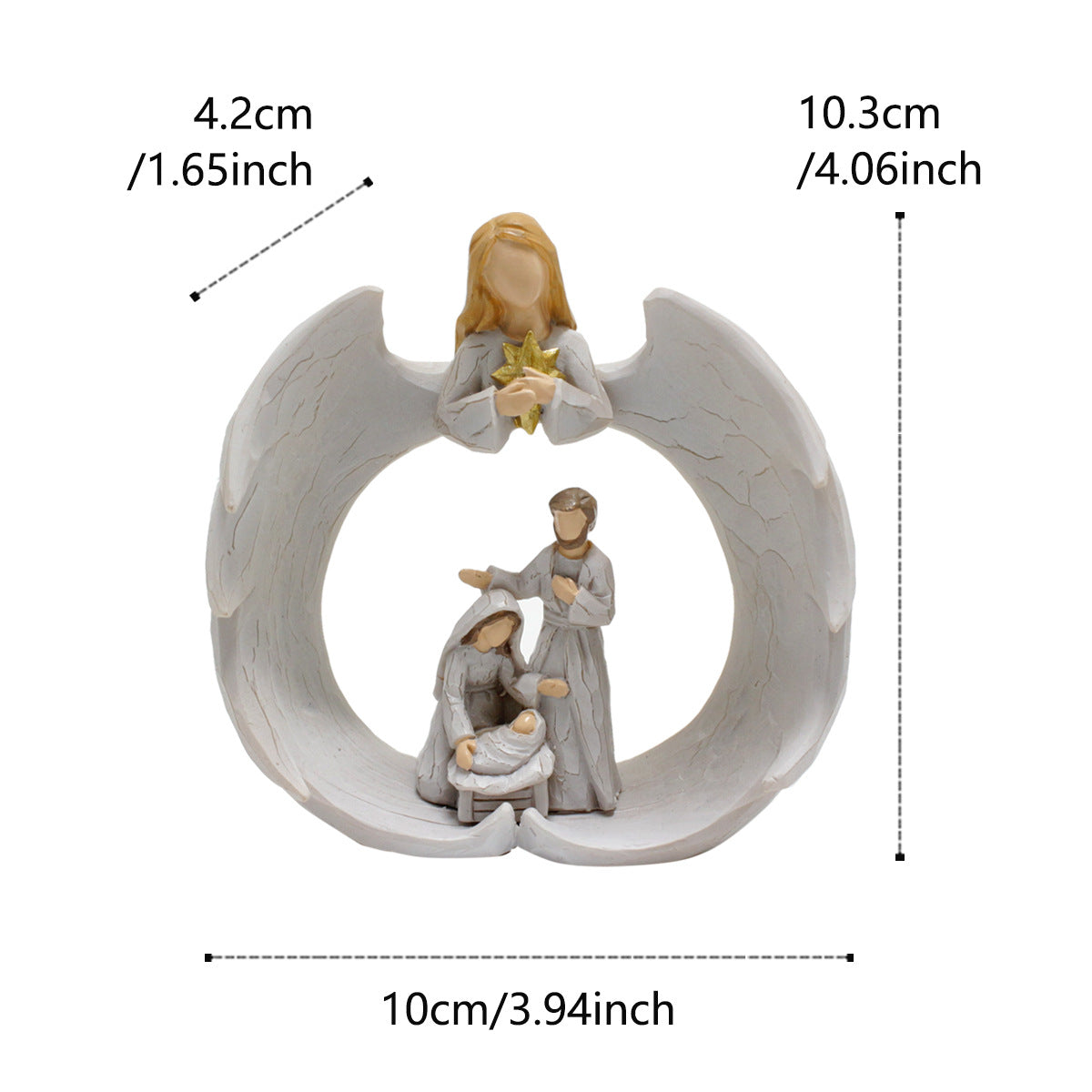 Nordic Creative Angel Family Sculpture Decoration Home Living Room Bookcase Decoration Crafts Resin Statue Ornament - V.I.P Digital Presence