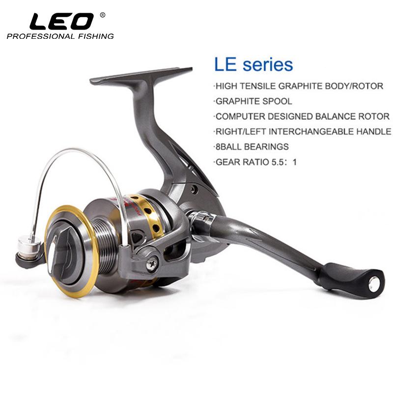 LEO Half Metal Fishing Spinning Reel 8BB 5.5:1 Speed Ratio l for Sea Lake River Fishing LE1000-7000 - V.I.P Digital Presence