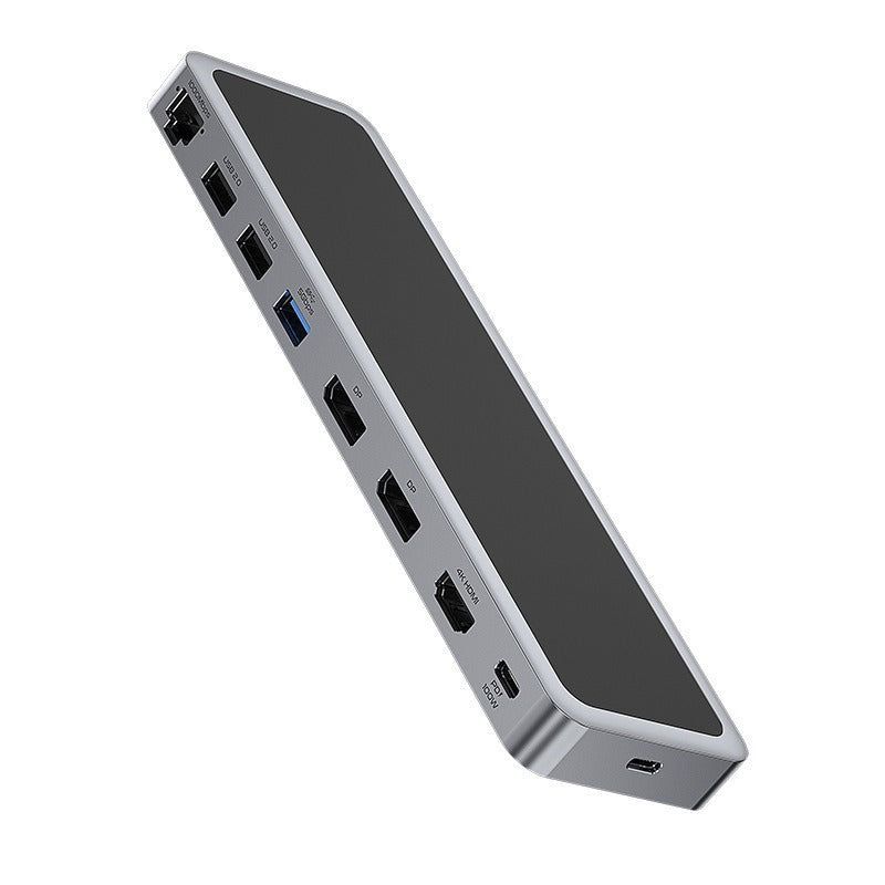 Type-C docking station expands 4K60Hz video dual output differential display docking station dual DP HDMI multi screen different - V.I.P Digital Presence