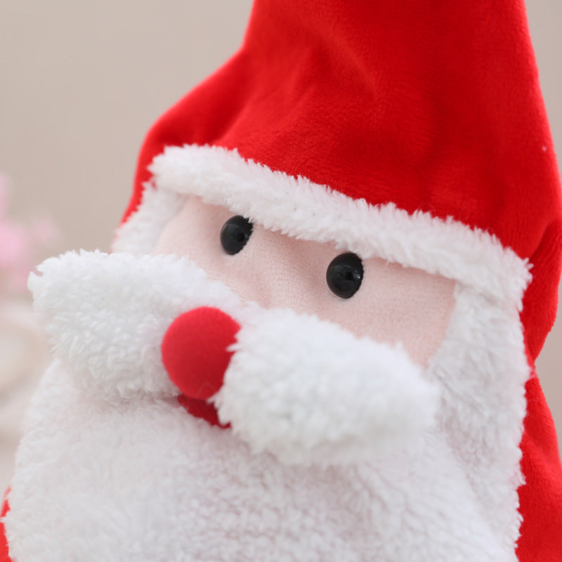 Soft Kawaii plush toy electric light-emitting movable Christmas Hat Plush Toy hat as a Christmas gift for children - V.I.P Digital Presence