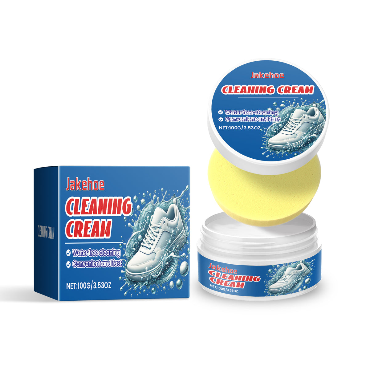 Small White Shoe Cleaning Cream Wash Free Upper To Remove Stains Bright White Multi-Functional Shoe Cleaning Cream - V.I.P Digital Presence